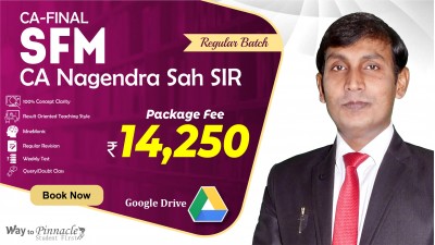 CA Final SFM Google Drive Classes by CA Nagendra Sah Sir For May 22 & Onwards  | Complete SFM Course | Full HD Video + HQ Sound
